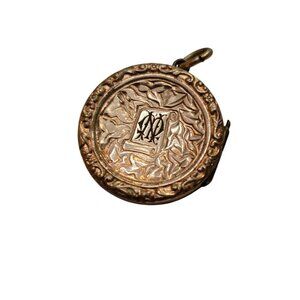 Antique Victorian Spectacular Highly Detailed Embossed Double Sided Locket